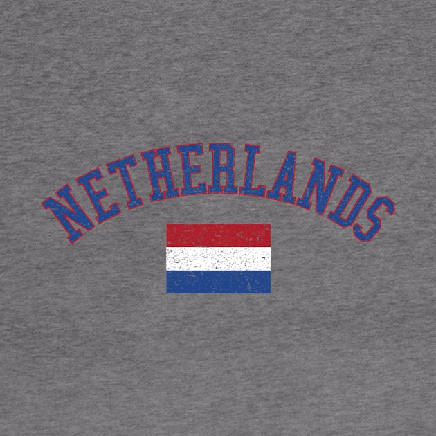 Netherlands Vintage Country Flag by zurcnami